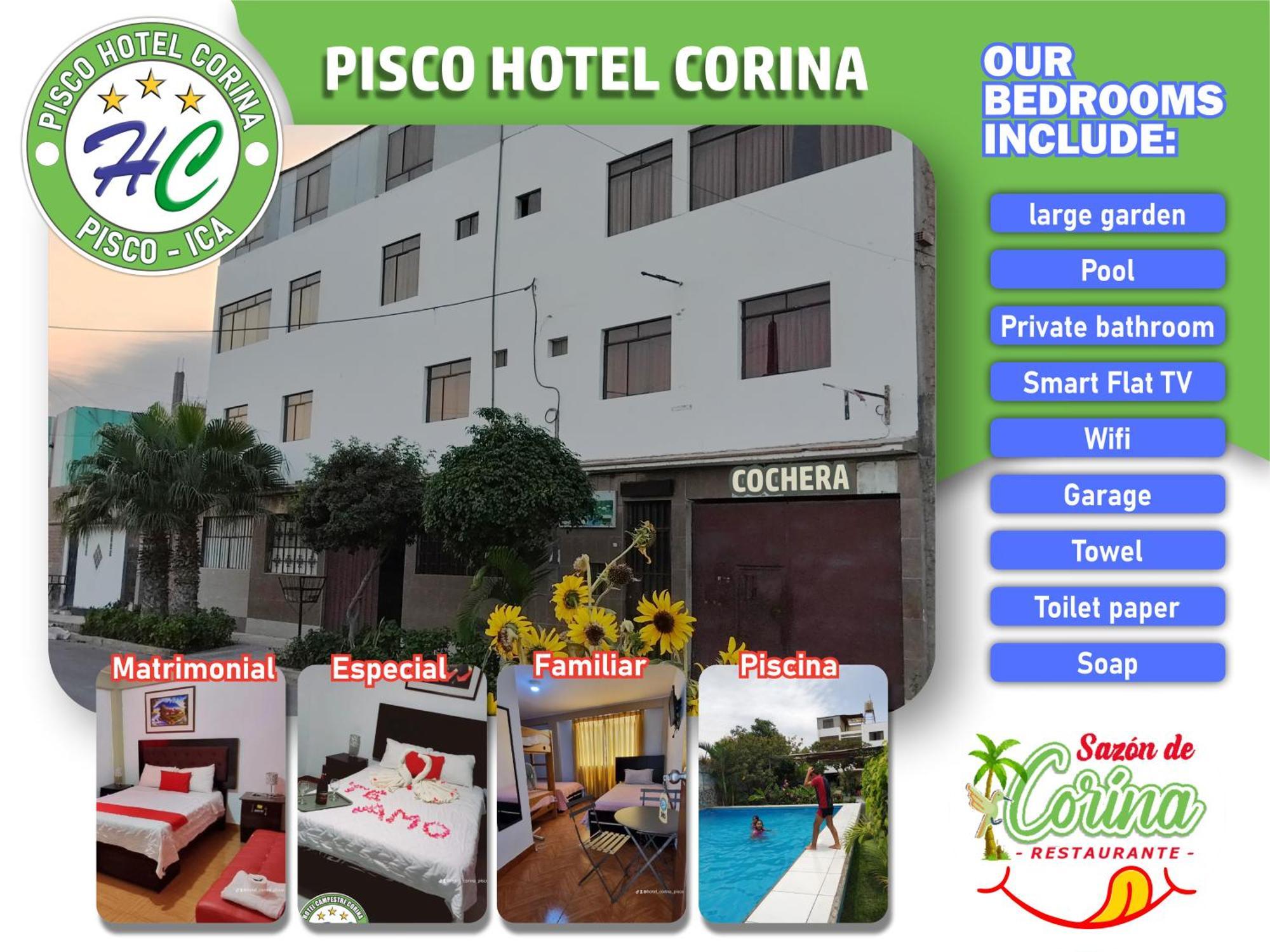 Pisco Hotel Corina Exteriér fotografie